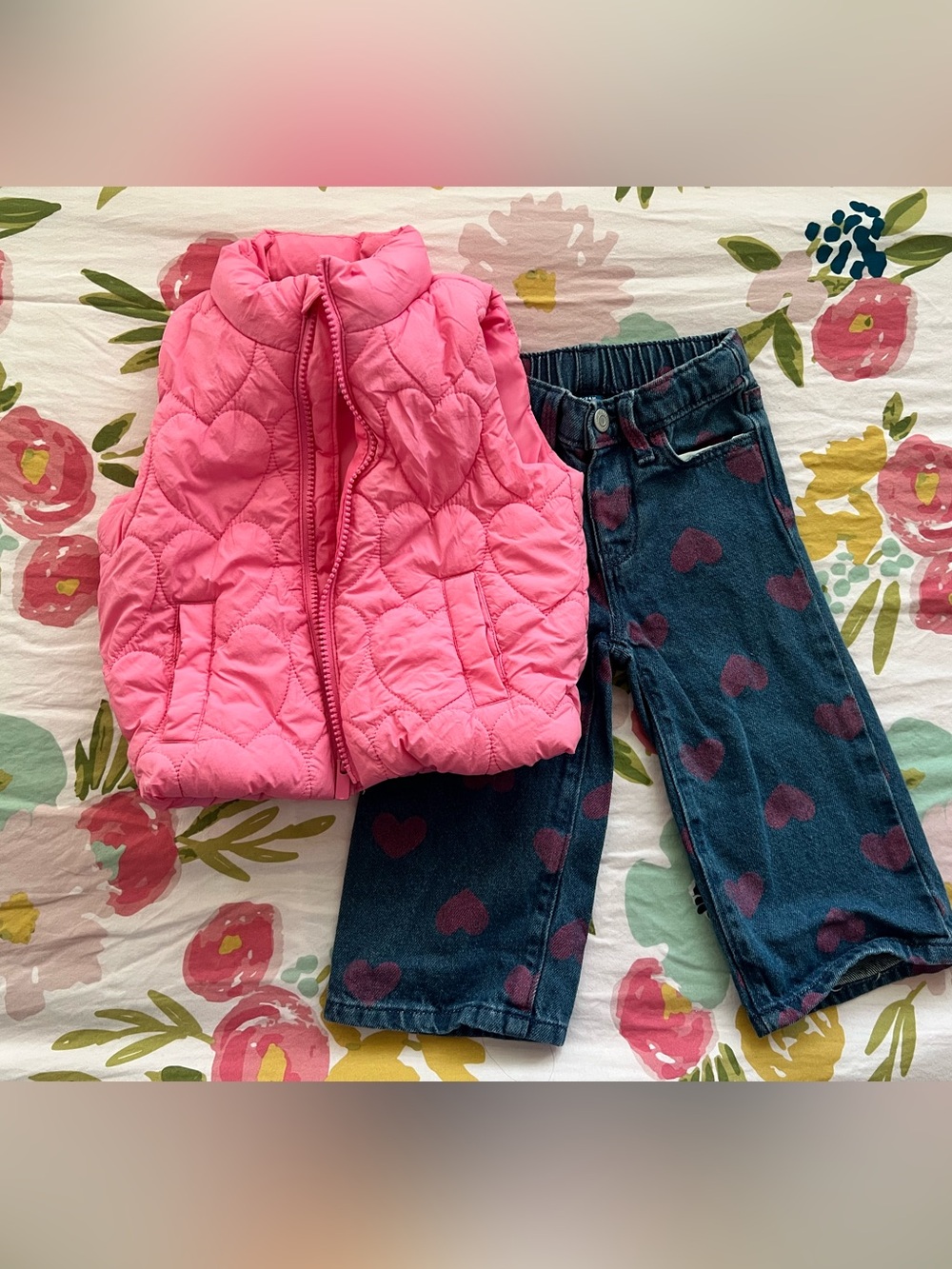 Old Navy Pink Quilted Toddler Vest